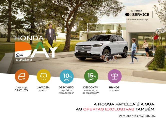 Honda Day regressa a 24 de outubro com ofertas exclusivas para clientes (2)
